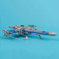 Thumbnail for Building Blocks Star Wars MOC First Order X-Wing Bricks Toy 05029 - 6