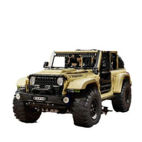 Thumbnail for Building Blocks Tech MOC RC Jeep Wrangler SUV Car Bricks Toy Construction Set Toys - 1