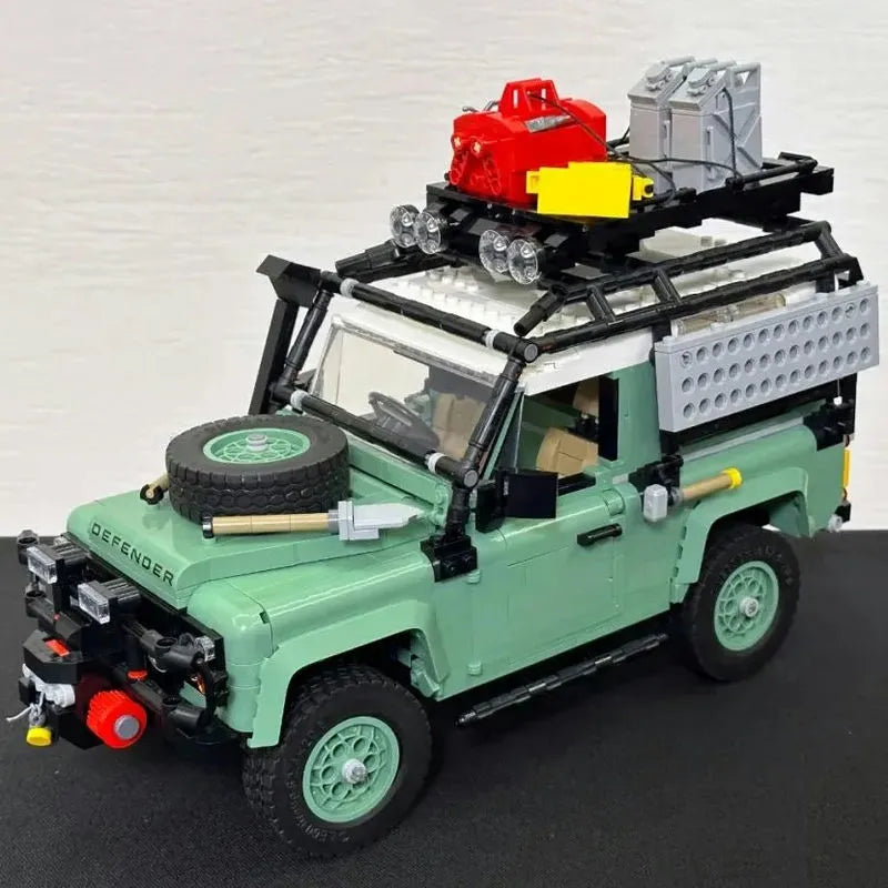 Building Blocks Creator Tech MOC Land Rover Defender 90 Bricks Toy - 9