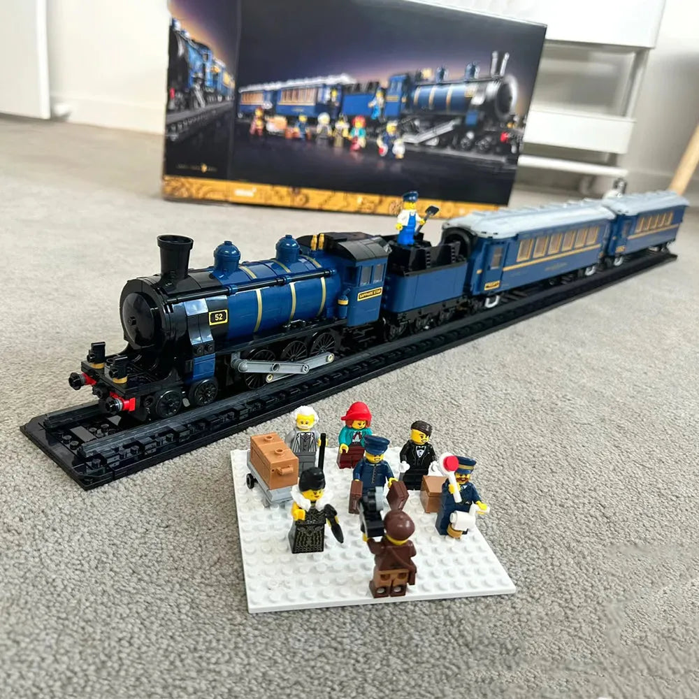 Building Blocks Tech MOC The Orient Express Train Bricks Toy 62344 Construction Set Toys - 6