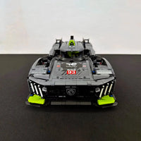 Thumbnail for Building Blocks Tech PEUGEOT 9X8 24H Le Mans Hybrid Hypercar Bricks Toy - 9