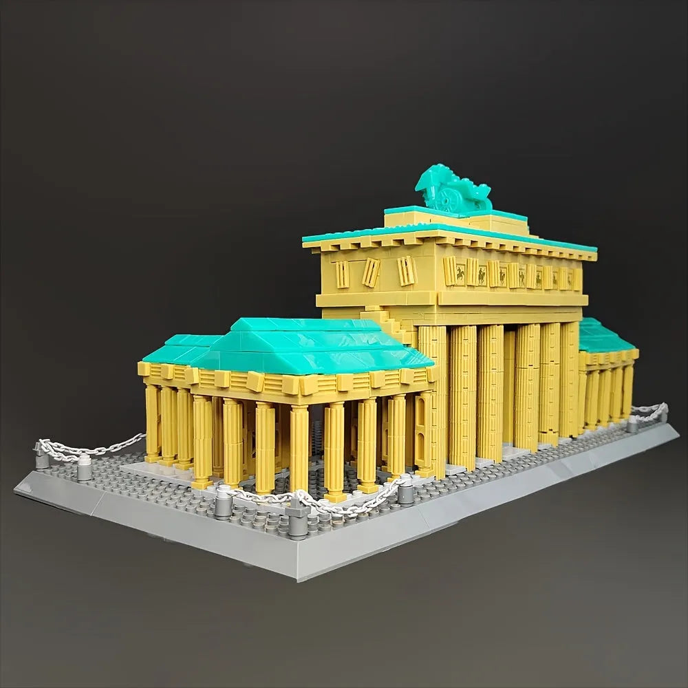 Building Blocks MOC Architecture Berlin Brandenburg Gate Bricks Toy Construction Set Toys - 18