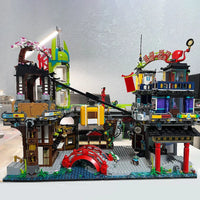 Thumbnail for Building Blocks Block MOC Ninjago City Markets Bricks Toy - 3