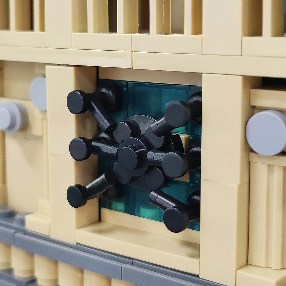 Building Blocks MOC Architecture Paris Notre Dame Cathedral Bricks Toy Construction Set Toys - 13
