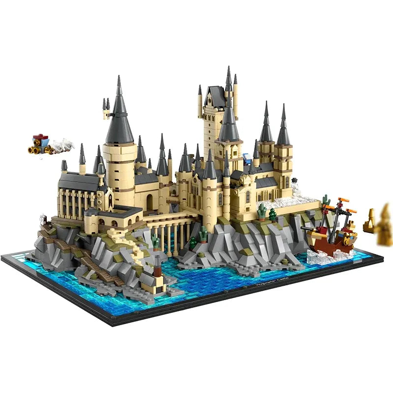 Building Blocks MOC Harry Potter Hogwarts Castle and Grounds Bricks Toy - 1