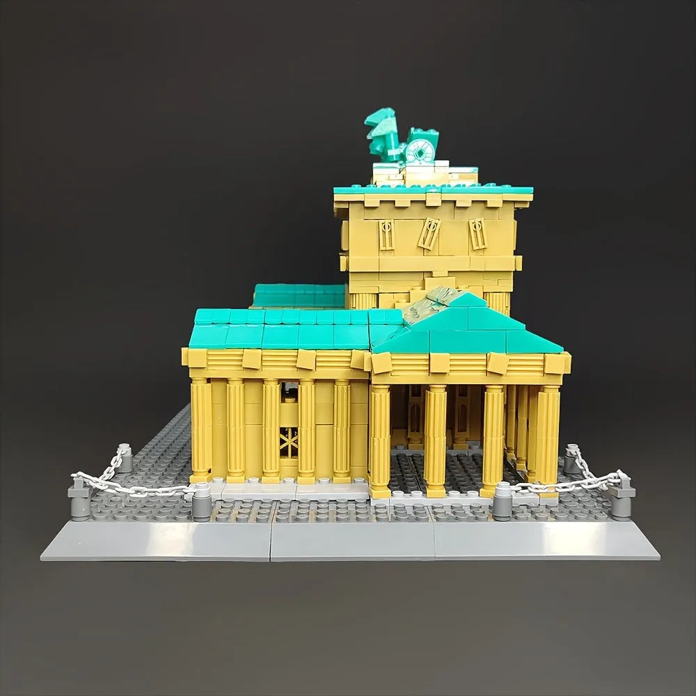 Building Blocks MOC Architecture Berlin Brandenburg Gate Bricks Toy Construction Set Toys - 19