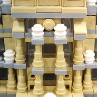 Thumbnail for Building Blocks MOC Architecture City Paris The Louvre Bricks Kids Toys Construction Set Toys - 6