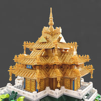 Thumbnail for Building Blocks Architecture Famous China LAOJUN Mountain Bricks Toy - 9