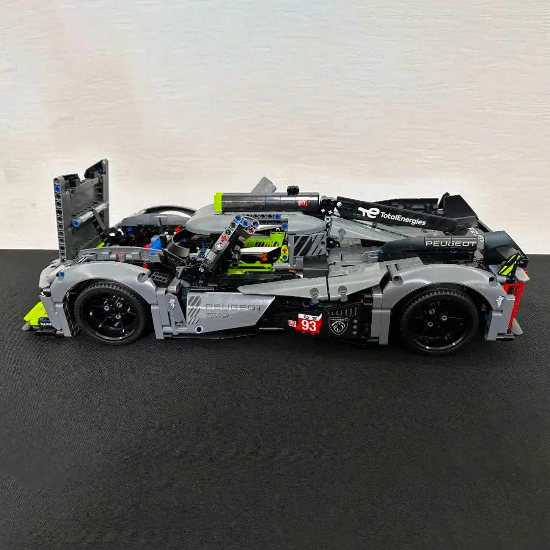 Building Blocks Tech PEUGEOT 9X8 24H Le Mans Hybrid Hypercar Bricks Toy - 10