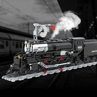 Thumbnail for Building Blocks Tech MOC Big Boy Simulation City Train Bricks Toy Construction Set Toys - 6