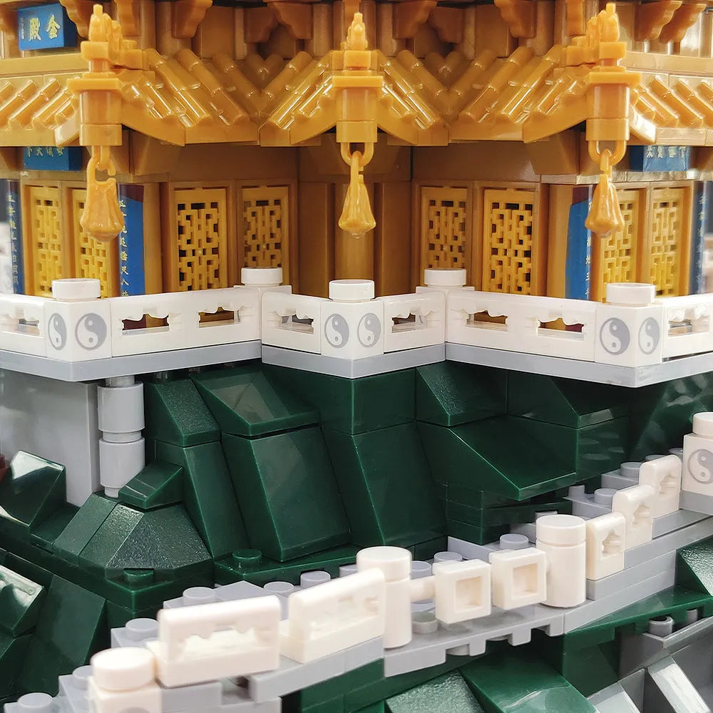 Building Blocks Architecture Famous China LAOJUN Mountain Bricks Toy Construction Set Toys - 10