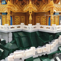 Thumbnail for Building Blocks Architecture Famous China LAOJUN Mountain Bricks Toy - 10