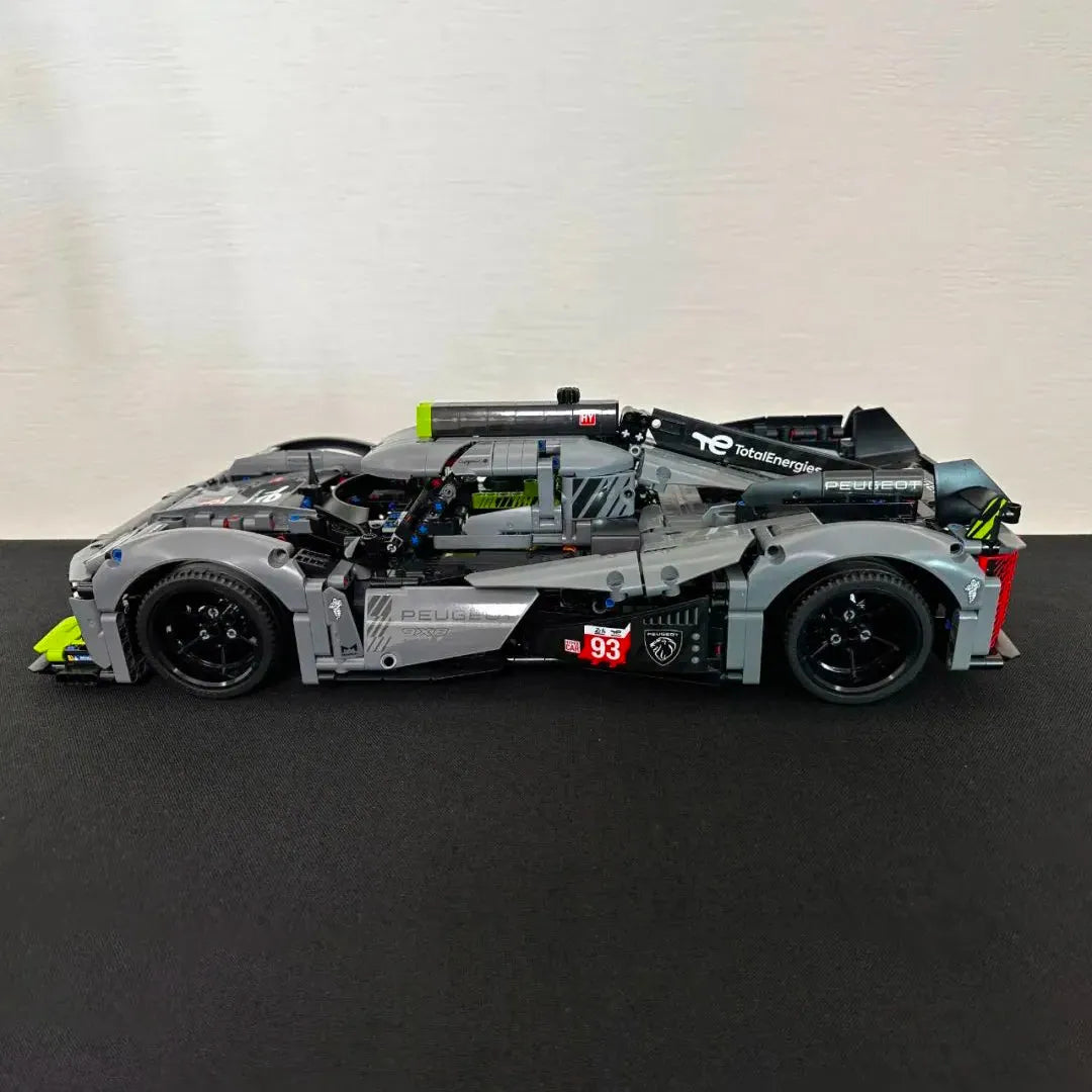 Building Blocks Tech PEUGEOT 9X8 24H Le Mans Hybrid Hypercar Bricks Toy - 2