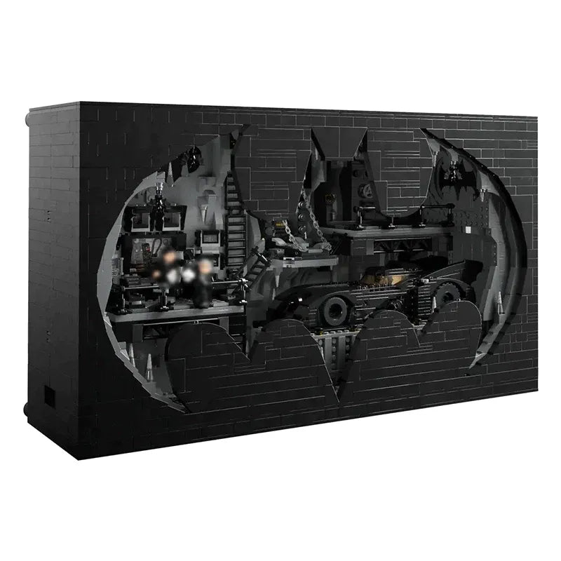 Building Blocks Super Hero MOC Batcave Shadow Box Bricks Toy - 1