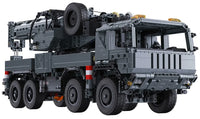 Thumbnail for Building Blocks Military Tech Rescue Vehicle Crane Truck Bricks Toy Construction Set Toys - 1