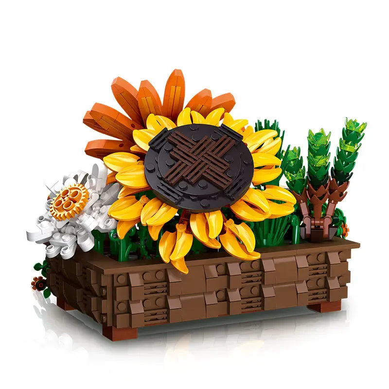 Building Blocks Creator Expert MOC Creeper Plant Potted Bricks Toy Construction Set Toys - 1