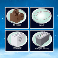 Thumbnail for Building Blocks Creator Expert City MOC Christmas House Bricks Toy Construction Set Toys - 5