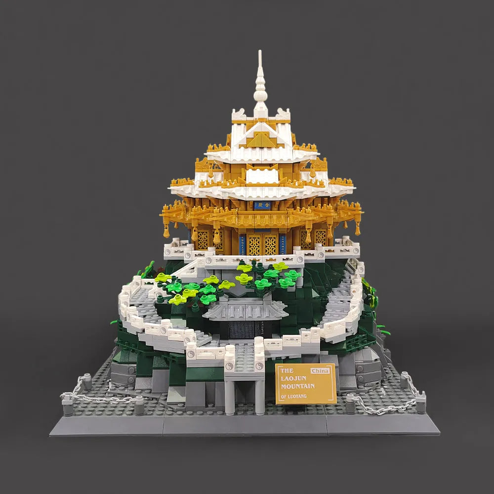 Building Blocks Architecture Famous China LAOJUN Mountain Bricks Toy Construction Set Toys - 3