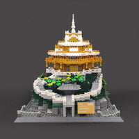 Thumbnail for Building Blocks Architecture Famous China LAOJUN Mountain Bricks Toy - 3