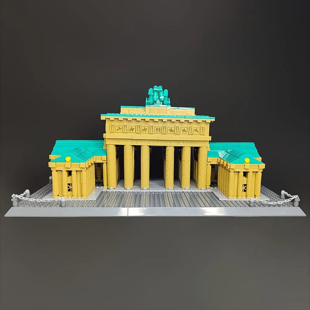 Building Blocks MOC Architecture Berlin Brandenburg Gate Bricks Toy - 14