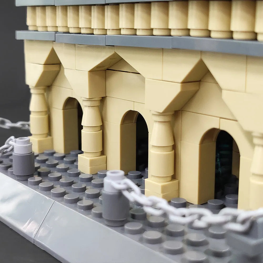 Building Blocks MOC Architecture Paris Notre Dame Cathedral Bricks Toy Construction Set Toys - 16