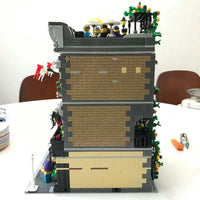 Thumbnail for Building Blocks Expert MOC 89107 Lion Pub Club Bricks House Kids Toys - 13