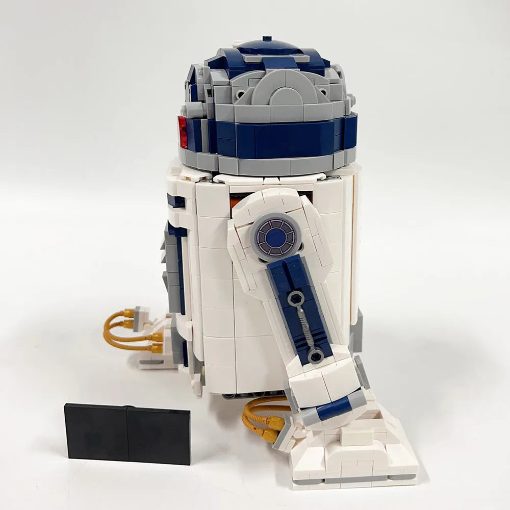 Custom R2 D2 MOC Star Wars Custom R2-D2 Robot Building Blocks Toy