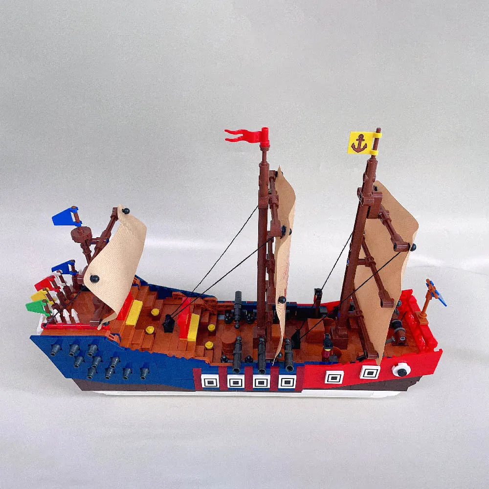 Building Blocks Creator Boat Expert MOC The Hero Ship Bricks Toys - 6