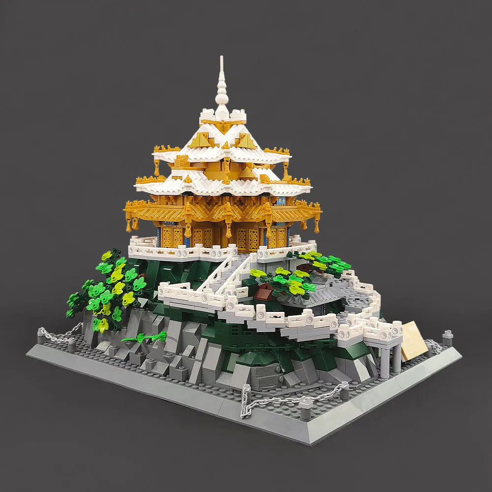 Building Blocks Architecture Famous China LAOJUN Mountain Bricks Toy Construction Set Toys - 4