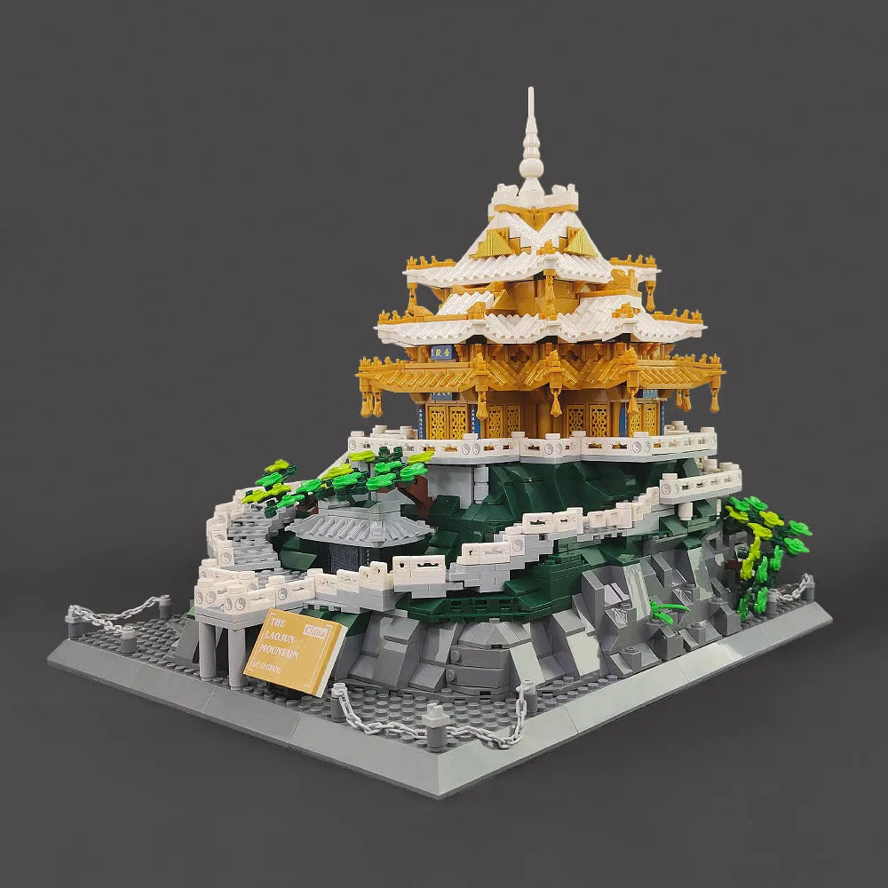Building Blocks Architecture Famous China LAOJUN Mountain Bricks Toy Construction Set Toys - 2