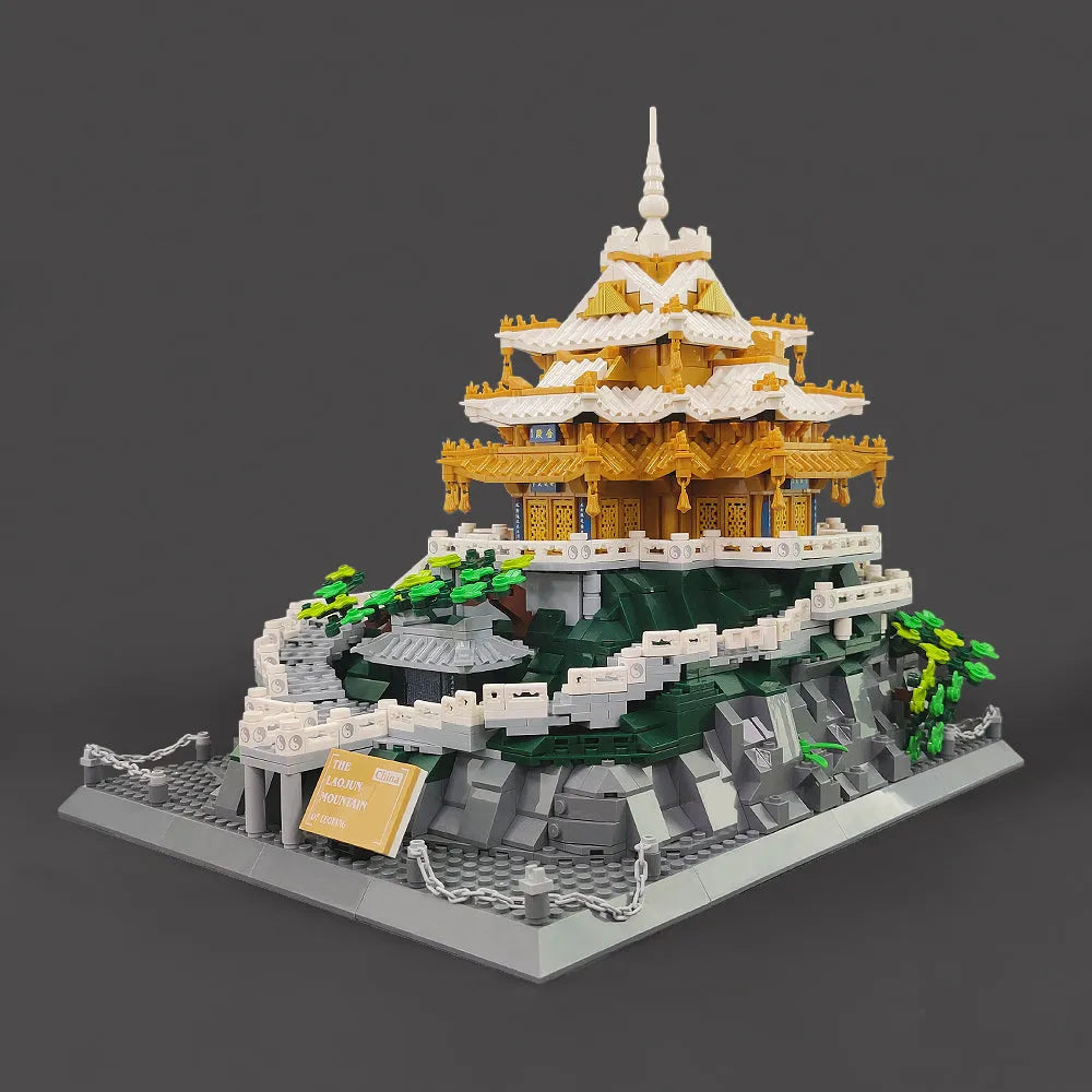 Building Blocks Architecture Famous China LAOJUN Mountain Bricks Toy - 2