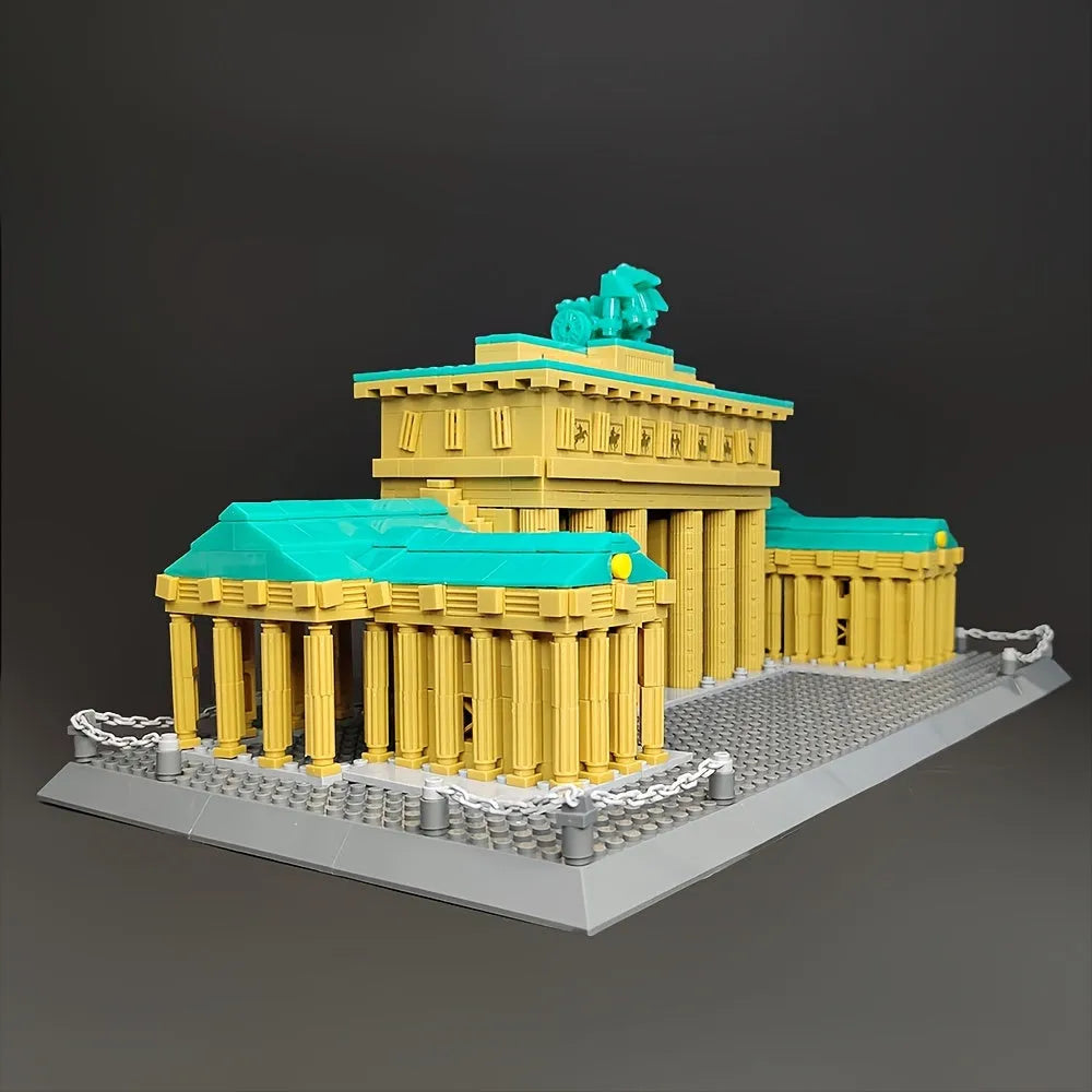 Building Blocks MOC Architecture Berlin Brandenburg Gate Bricks Toy - 16