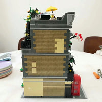 Thumbnail for Building Blocks Expert MOC 89107 Lion Pub Club Bricks House Kids Toys Construction Set Toys - 15