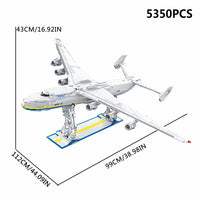 Thumbnail for Building Blocks Tech Creator Expert MOC Antonov An-225 Bricks Toy - 2