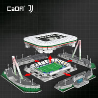 Thumbnail for Building Blocks Creator Expert MOC Juventus Allianz Stadium Bricks Toy - 7