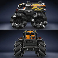 Thumbnail for Building Blocks Tech MOC RC Motorized Off Road ATV Bricks Toy Construction Set Toys - 3