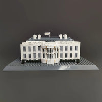 Thumbnail for Building Blocks MOC Architecture 7018 White House Bricks Skyline Kids Toys Construction Set Toys - 11