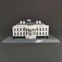 Thumbnail for Building Blocks MOC Architecture 7018 White House Bricks Skyline Kids Toys - 11