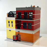 Thumbnail for Building Blocks Creator Expert MOC City Jazz Club and Pizzeria Bricks Toy - 3