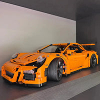 Thumbnail for Building Blocks MOC Tech Porsche 911 GT3 RS Racing Car Bricks Toy - 2