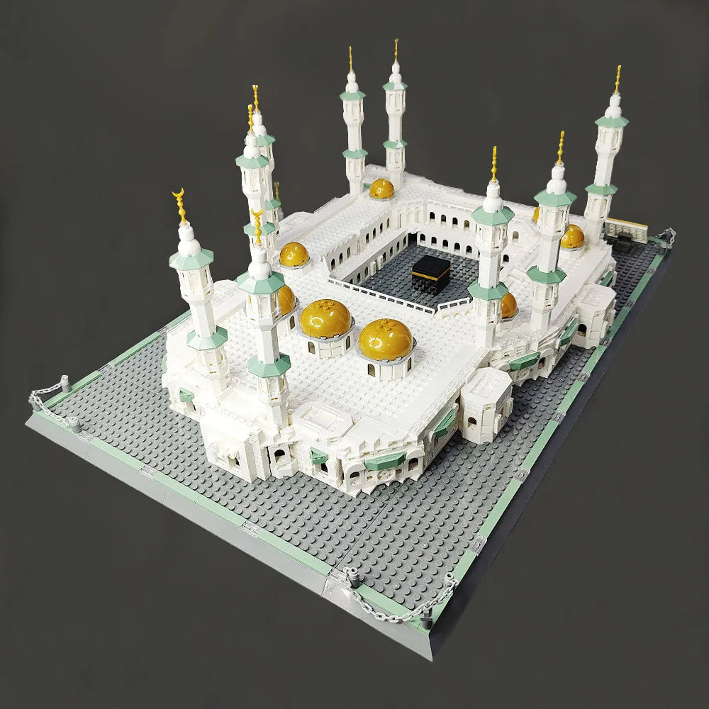 Building Blocks Architecture MOC Great Mecca Grand Mosque Bricks Toy - 16