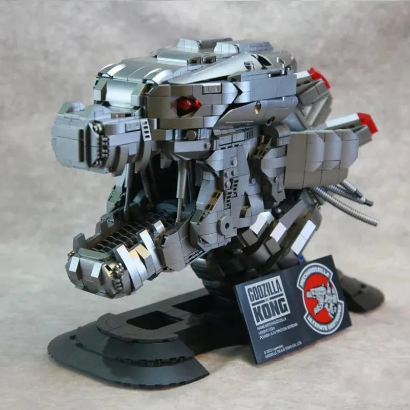 Building Blocks Ideas Expert MOC Mecha King Kong Head Bricks Toys - 6