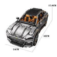 Thumbnail for Building Blocks Tech MOC Ferrari Purosangue SUV Supercar Bricks Toy - 6