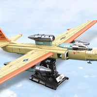 Thumbnail for Building Blocks Military MOC U2 Reconnaissance Aircraft Bricks Toy Construction Set Toys - 5