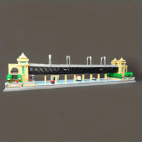 Thumbnail for Building Blocks MOC Architecture China Wuhan River Bridge Bricks Toy - 13
