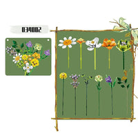 Thumbnail for Building Blocks Ideas MOC Creator Expert Flower Bouquet Bricks Toy Construction Set Toys - 3