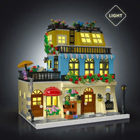Thumbnail for Building Blocks Creator Expert MOC City Hotel Block Module Bricks Toy - 2