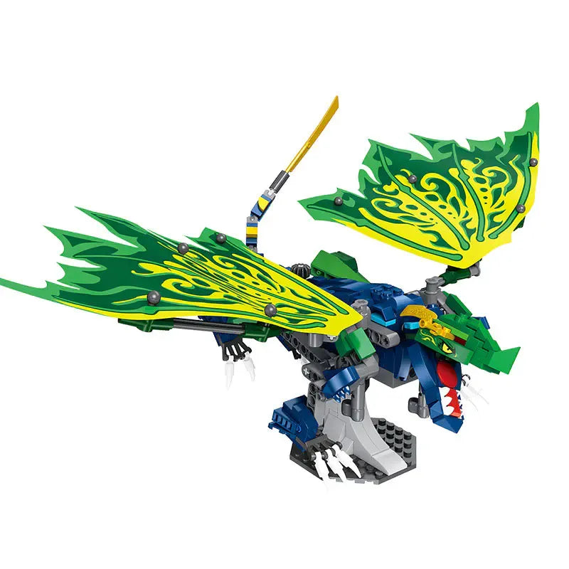 Building Blocks Creator Ideas Movie MOC Legendary Dragon Bricks Toy Construction Set Toys - 1