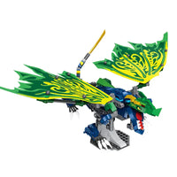 Thumbnail for Building Blocks Creator Ideas Movie MOC Legendary Dragon Bricks Toy Construction Set Toys - 1