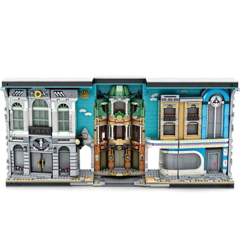 Building Blocks Harry Potter Streetscape Book of Architecture Bricks Toy Construction Set Toys - 3